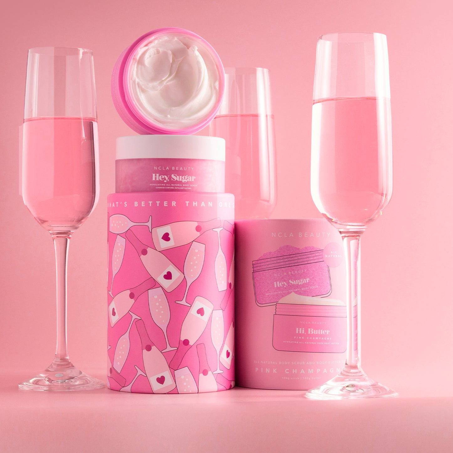 Body Duo Set Pink - Body Scrub and Body Butter