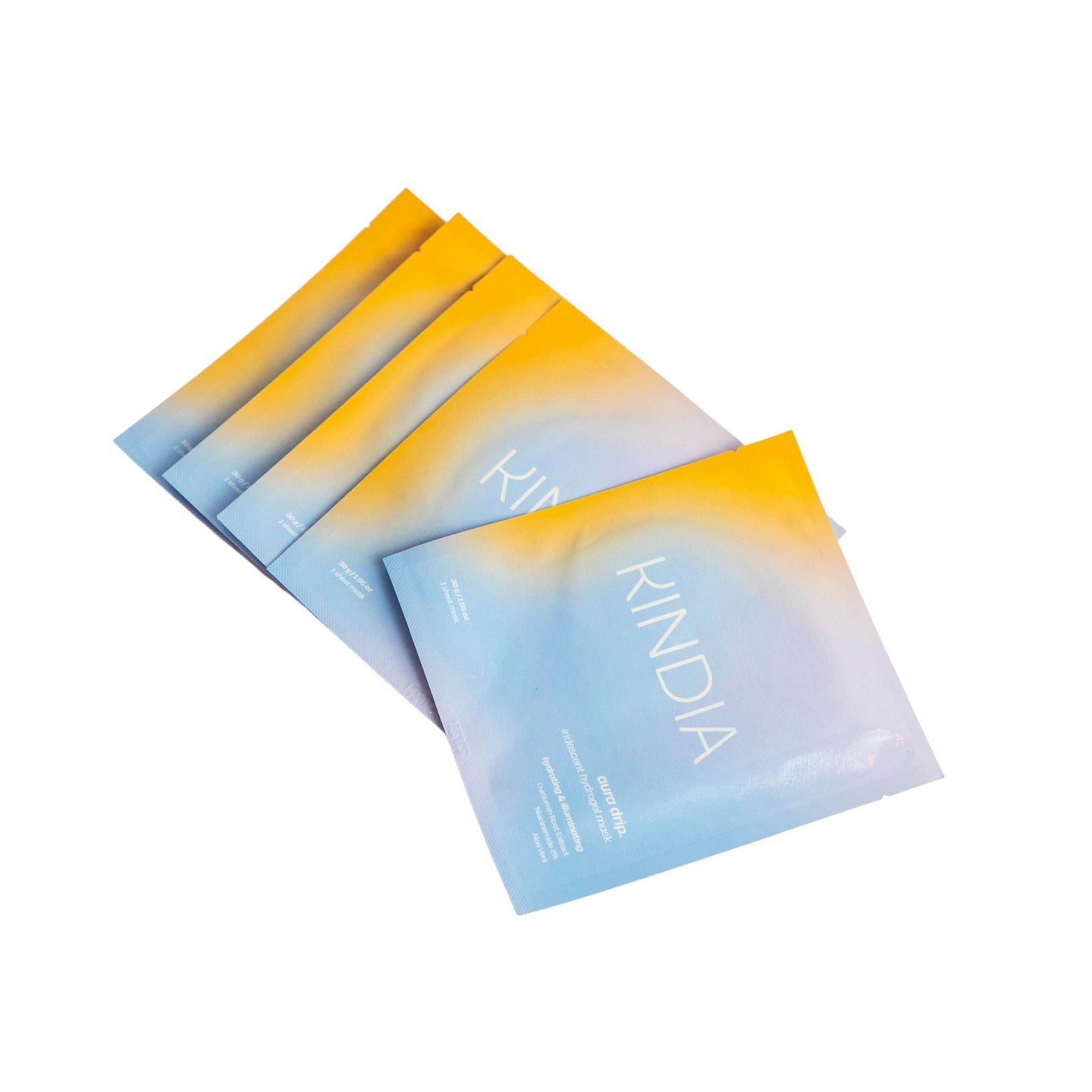 Aura Drip Turmeric + Niacinamide Hydrating Hydrogel Face Mask