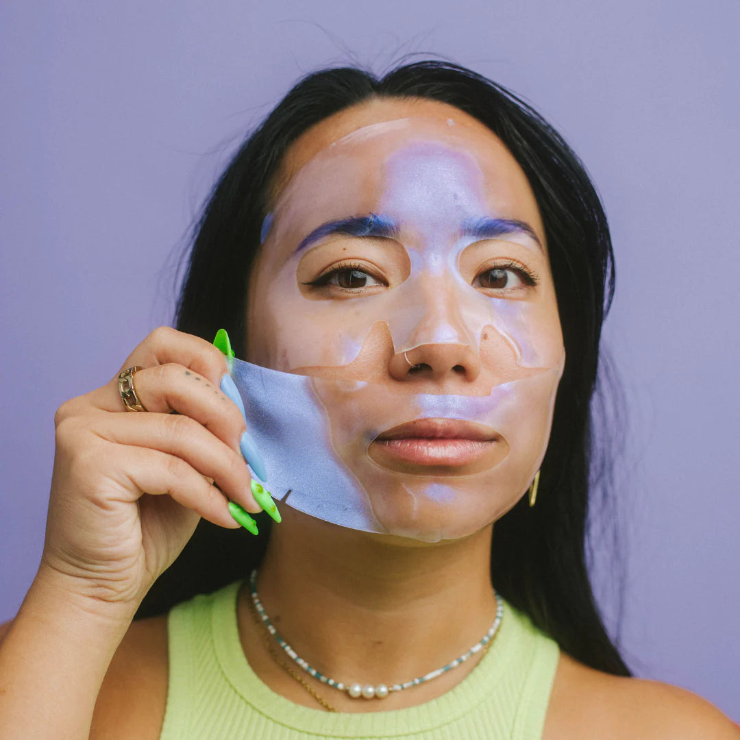 Aura Bounce Soothing and Brightening Hydrogel Face Mask - 5 Pack