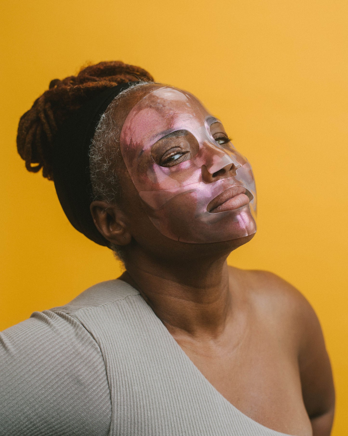 Aura Drip Turmeric + Niacinamide Hydrating Hydrogel Face Mask