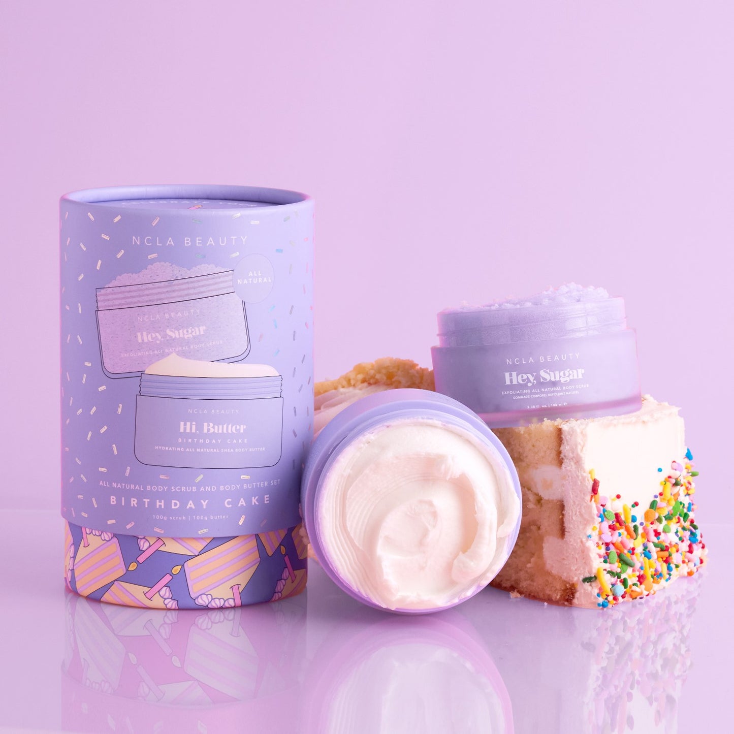 Body Duo Set Birthday Cake - Body Scrub and Body Butter